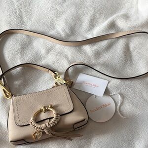 See By Chloe Cream Mini Crossbody Bag